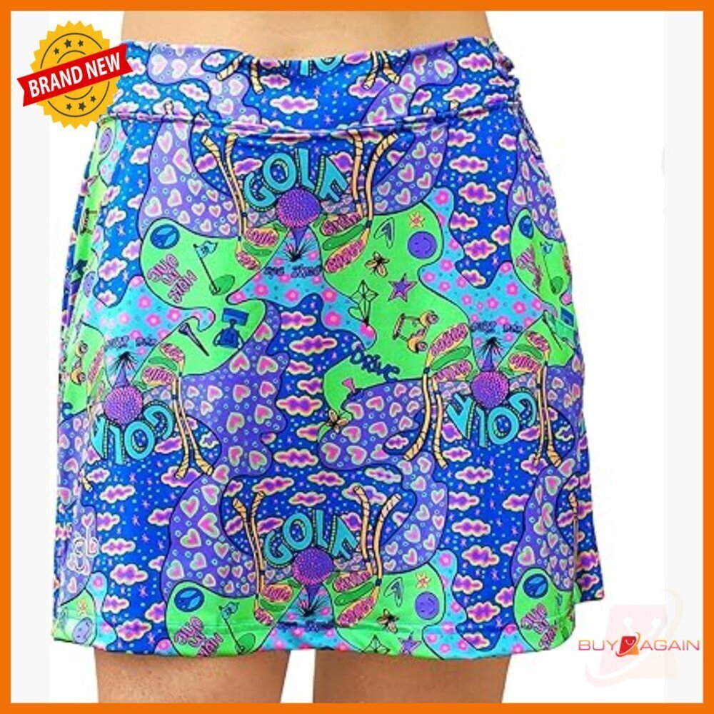 Lightweight Stretch Athletic Skort with Built-in Shorts & Pockets - Picture 1 of 2